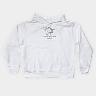 Older than the Trees Shark Kids Hoodie